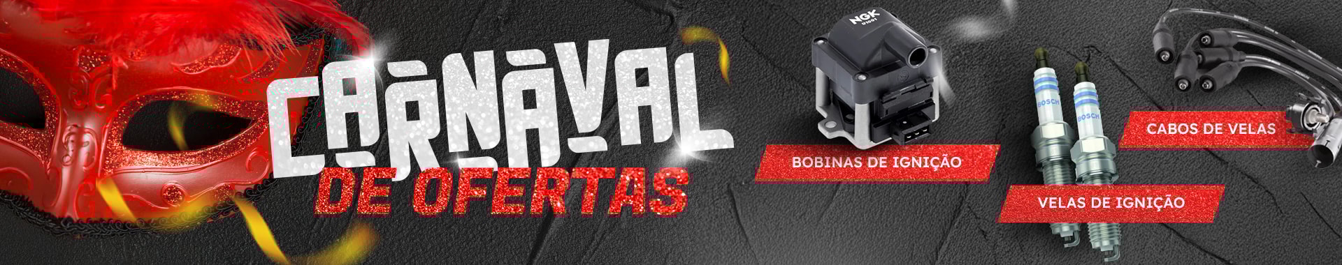 Promoção de Carnaval Galpão Auto Peças
