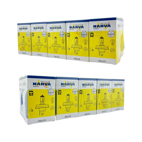 10X Lampada H5 24V 75/70W competição NARVA ORIGINAL - 83100d78-2c97-4ab9-9a05-c185d3242224