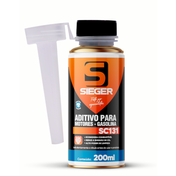 ADITIVO COMBUSTÍVEL GASOLINA 200ML SIEGER SC131 SG48094 - 37473073-617c-4aee-9571-b6a42b41913d