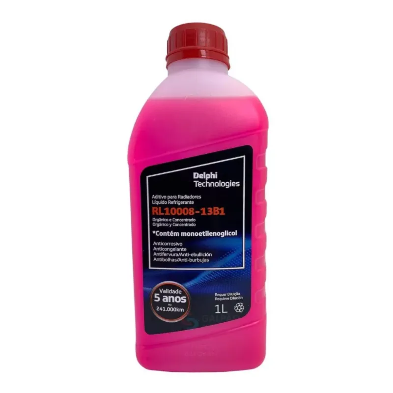 ADITIVO RADIADOR DELPHI CONCENTRADO ROSA 1LT