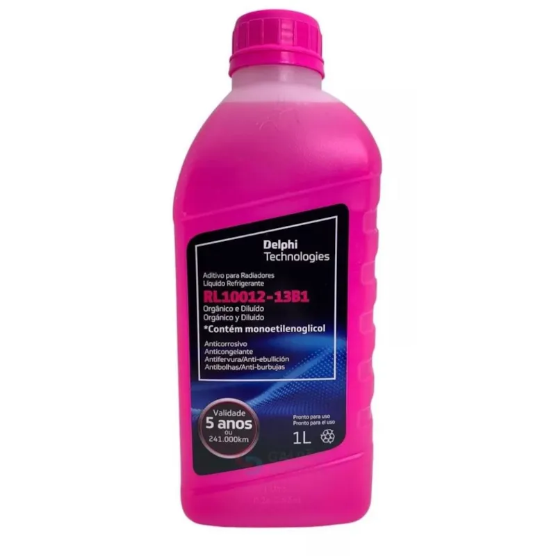 ADITIVO RADIADOR DELPHI DILUIDO (PRONTO USO) -ROSA 1LT