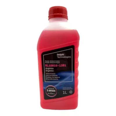 ADITIVO RADIADOR DELPHI DILUIDO (PRONTO USO) - ROSA  1LT