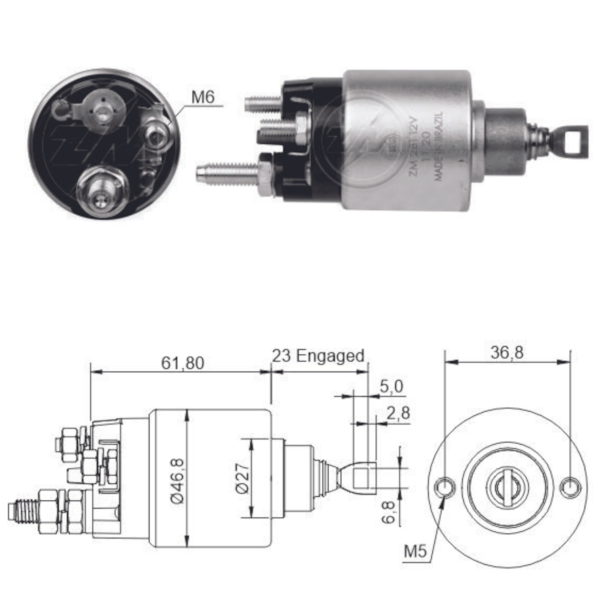 Automatico Partida ZM0281 Palio Similar Bosch 2339345002 - 661f6baa-4ca4-4d94-a9ec-a556b08ad6c1