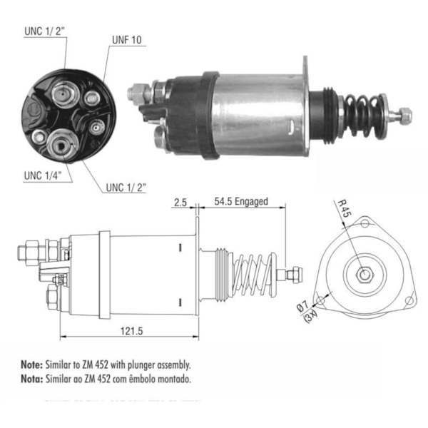 Automatico Partida ZM0352 Caminhao Similar Bosch 1987BE2020 - 798ac7c9-9597-4e19-92be-87e69edc701f