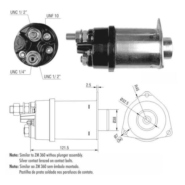 Automatico Partida ZM0460 Trator Similar Bosch F042010583 - 668e30bf-9391-4ba2-92a0-4dcb14629675