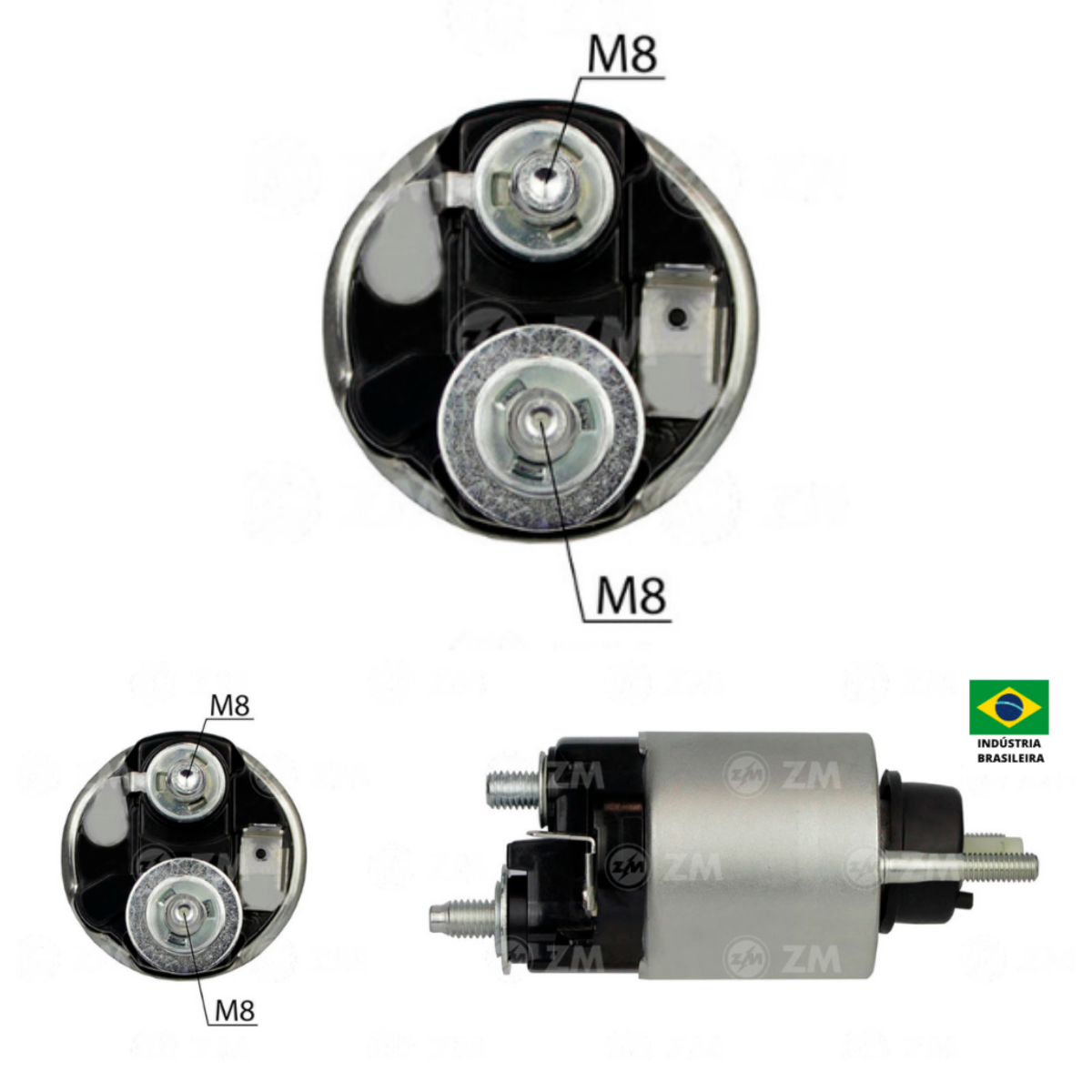 Automatico Partida Zm0705 Trator Similar Denso 0534008730