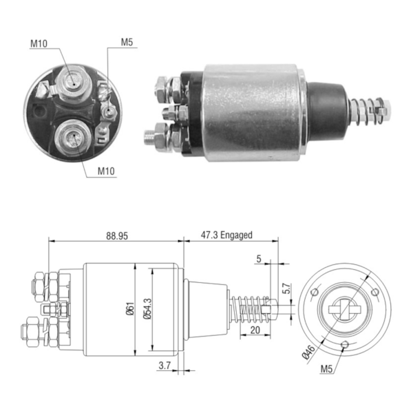 Automatico Partida Zm0735 F350 Similiar Bosch 2339402147 - 302c5973-fa51-4865-b959-732d7b281265