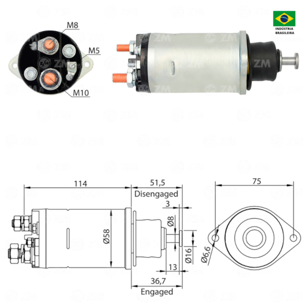 Automatico Partida Zm0810 Grader Similar Bosch F042010491 - 6e0c1316-b3e5-4f44-85d0-ebcd38b6da5d