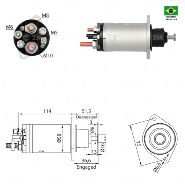 Automatico Partida Zm0815 500 M Similar Bosch 1987BE2003 - d5e3f720-8a3f-4487-bfa8-12c0744f00c9