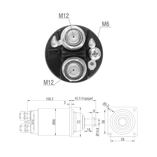 Automatico Partida Zm0831 Serie CT Similar Bosch 9330451064 - dee129f1-7acb-48a9-935e-7c43cc13d852