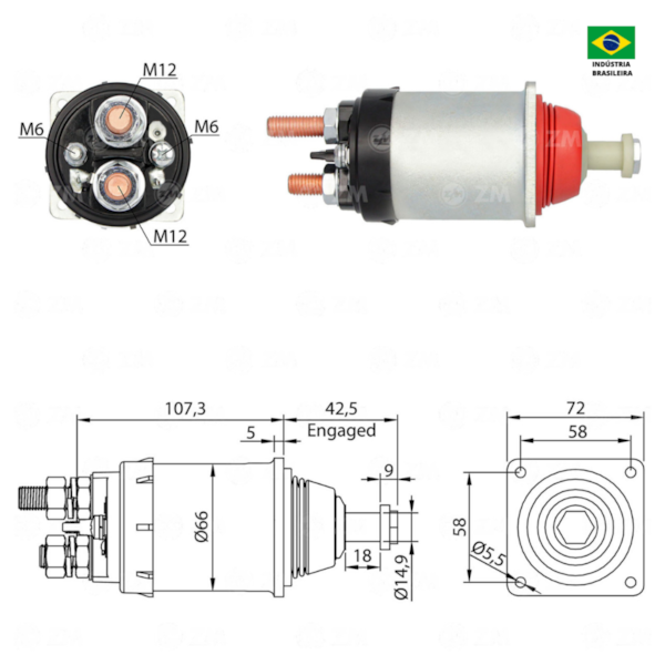 Automatico Partida ZM0835 26533240 Similar Bosch 2339403010 - e652c6a1-c025-486e-b64b-1f404d202429