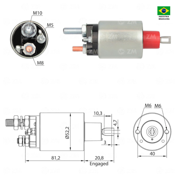 Automatico Partida ZM3485 Bus Similar Bosch F042011157  - 8bfc3e65-f5d2-4752-a3ab-a7f39b375dda
