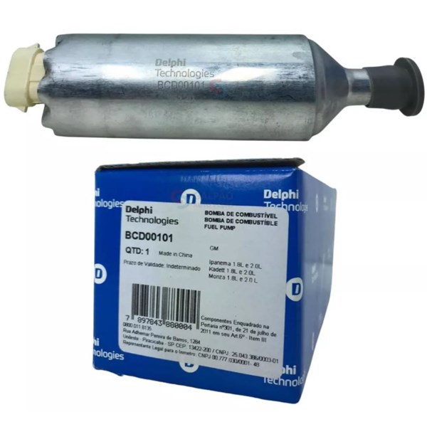 Bomba Combustível Ipanema Kadett Monza 1.8 2.0 8v BCD00101 - 350127c1-ea5f-4ec4-b636-e838fa905789
