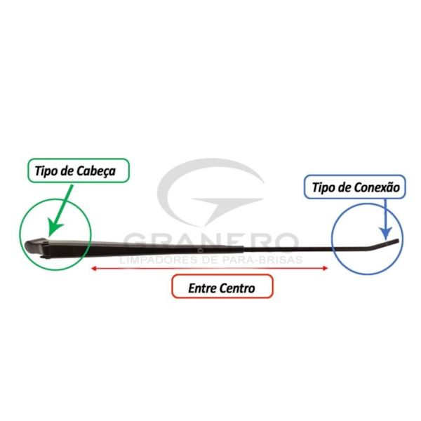 Braço Limpador Caravan Opala 1973/1988 GR0716 - 87eb0a8e-f3bb-41cf-8b50-e887a15df202