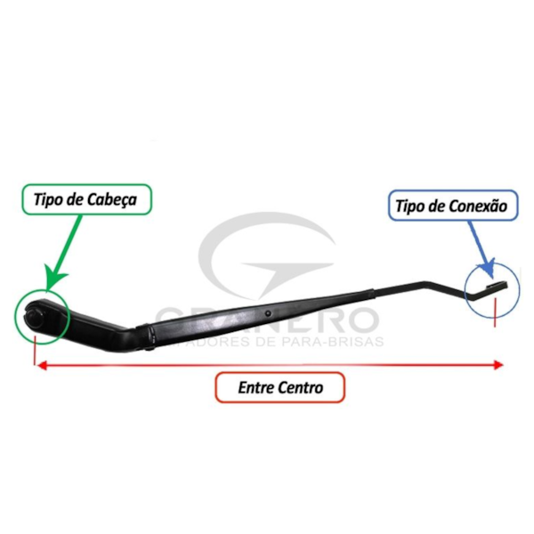 Braço Limpador Fiat Toro 2016/2022 Esquerdo GR0794E - 2f8a0e8f-3340-484a-9db6-1392cafd8788