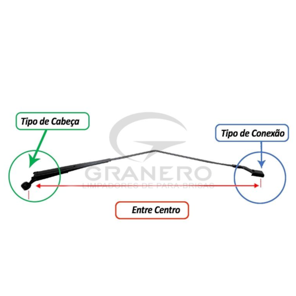 Braço Limpador Gm Tracker 2014/2020 Direito GR0999D - d932bd7b-0d14-4d93-b074-c4e3a3f2f8ca