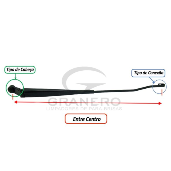Braço Limpador L200 direito GR0950D - 5e091c28-7e81-4da4-8e43-1e211be7dfed