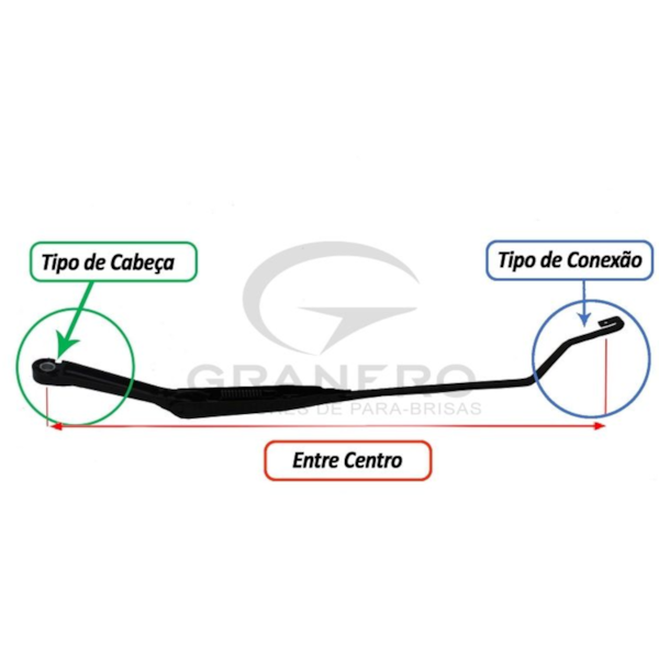 Braço Limpador Ld Jac J3 2011/2017 GR0955D - d4088c48-0351-4c0c-b52e-f04993d7ae2e