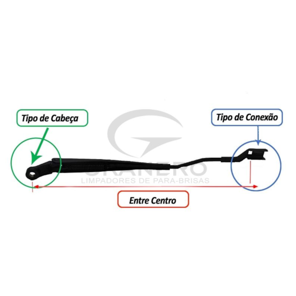 Braço Limpador Le Citroen Aircross 2011/2014 GR0753E - 8341a3ce-2d87-4667-97ca-8d083ef61a49