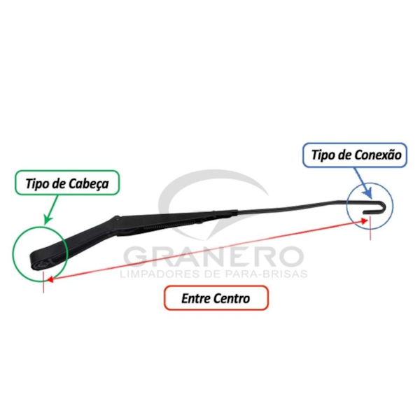 Braço Limpador Vw Amarok 2010/2012 Direito GR0767D - 52c0ba36-2b2a-4fa6-8993-c0502f9ea0db