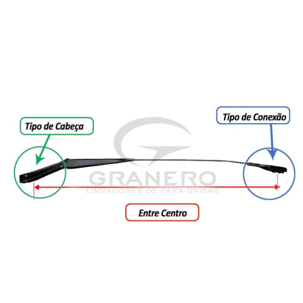 Braço Limpador Vw Up 2014/2021 Direito GR0714D - a46d5afc-d573-406d-a072-81405dcd496a