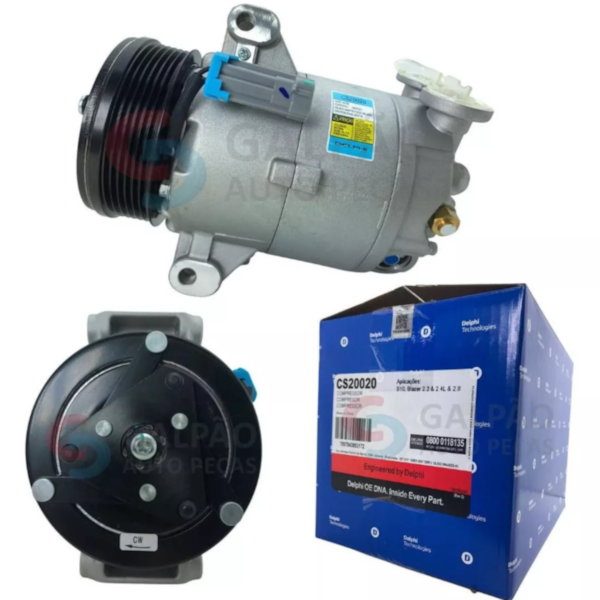 Compressor Ar Blazer S10 2.4 2.8 2001/2011 Delphi CS20020 - c5bbc83b-cc8a-4c1b-b80e-089db50ce4aa