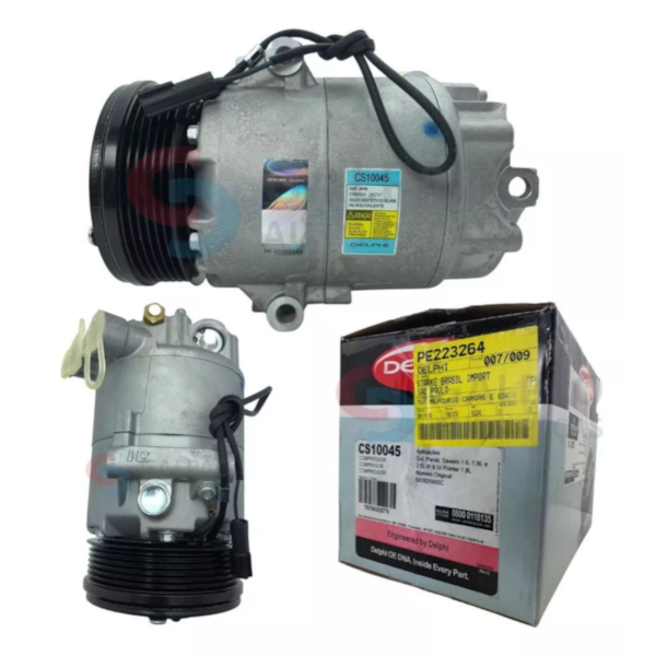 Compressor Ar Gol Parati Saveiro 1.6 2004/2009 CS10045 - 7b49852b-310a-42e0-a13d-bf3291dddb69