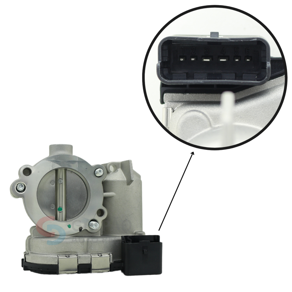 Corpo Borboleta Tbi C3 206 207 1.4 Flex Gas | Galpão Auto Peças