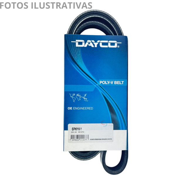 Correia Alternador Stilo 2.4 20v 2002/... 6pk1150 - e0056903-9132-4c0d-8e83-089eb0bb5759