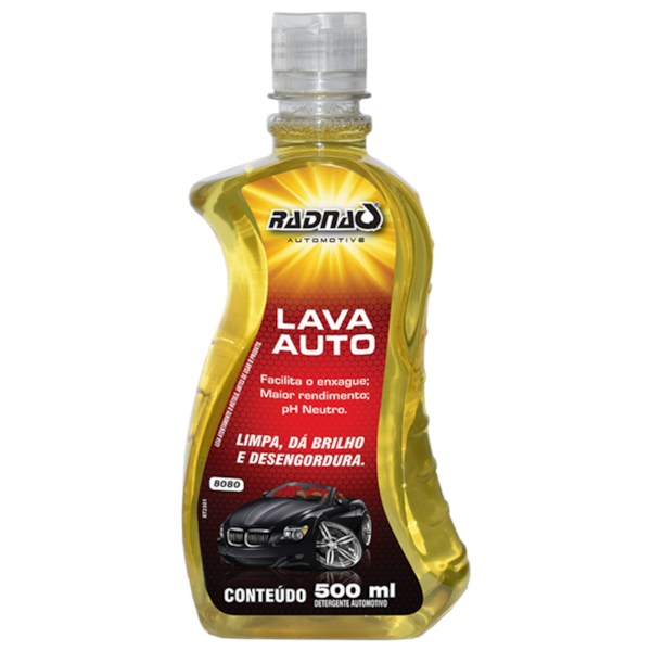 DETERGENTE LAVA AUTOS - RADNAQ 500ML - 2895f97e-a285-4dd8-b939-1002ef985150