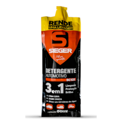 DETERGENTE LAVA AUTOS SACHE 60ML - SIEGER