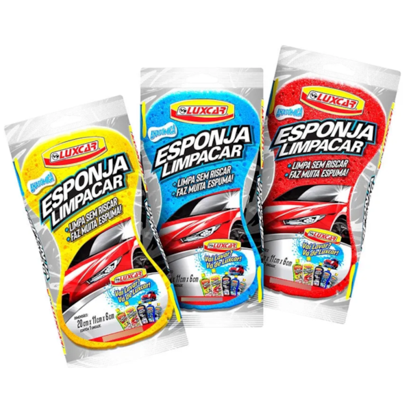 ESPONJA LIMPA CAR LUXCAR - MULTICOLOR - d35d711f-e97e-4f28-87b8-c2153bdff7c0