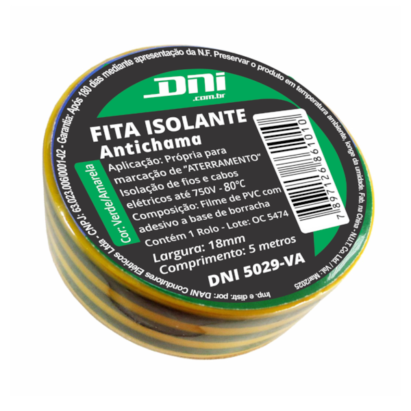 Fita Isolante Pvc DNI5029VA - d2d95344-aa05-4e75-9feb-f5bf2d6c2f2e