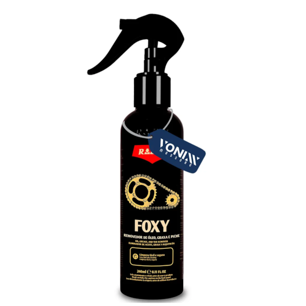 Foxy 240Ml - Removedor De Oleo Graxa E Piche Razux - Vonixx - 014ef531-ca0c-483b-b716-4ba940946dc6
