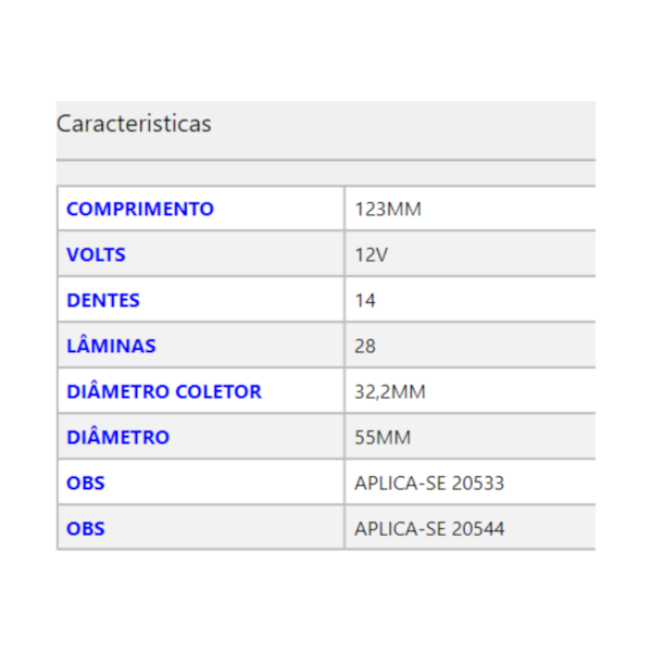 Induzido Partida A3 Bora Golf G4 New Beetle Cordoba 123069 - 711e1939-07fc-40d7-a36e-88415fcc1484