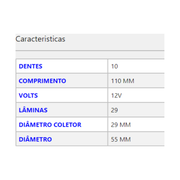Induzido Partida Blazer Acura Sentra Boxer Partner 123071 - d4e1b405-093d-4094-baf8-dc096836db6e