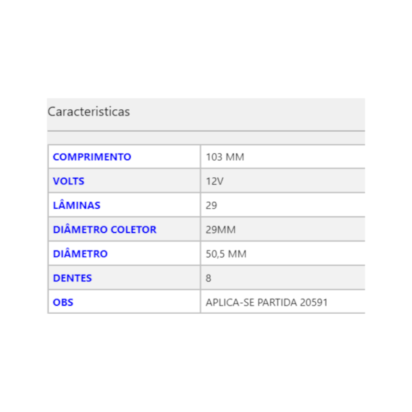 Induzido Partida Bravo Stilo Clio Laguna Megane 123075 - 2f1845dd-8dac-46b5-a3bc-6220bb9df7c1