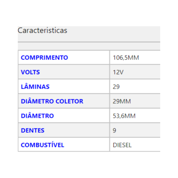 Induzido Partida F1000 Empilhadeira Nissan Toyota 123003 - 6d42bf39-5045-4ad1-a8bc-038b6c8fefc4