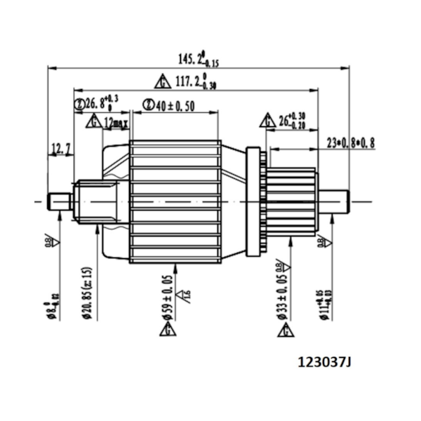 Induzido Partida F1000 Ranger Silverado MB Sprinter 123037 - fe3b6ba5-e982-4297-bfc6-47a961355b88