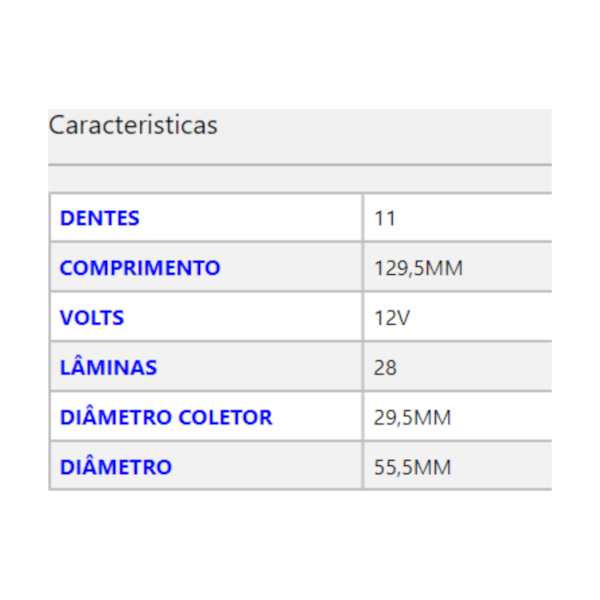 Induzido Partida Focos Ranger 12v 123087 - 4a4e8aa6-0a61-4cb4-aa0a-cc770ff121b1