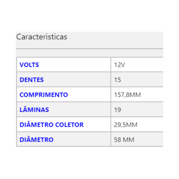 Induzido Partida GM Blazer S10 Daily Sprinter 123072 - 6130ee13-2111-4dd2-87f4-fc04af0654f0