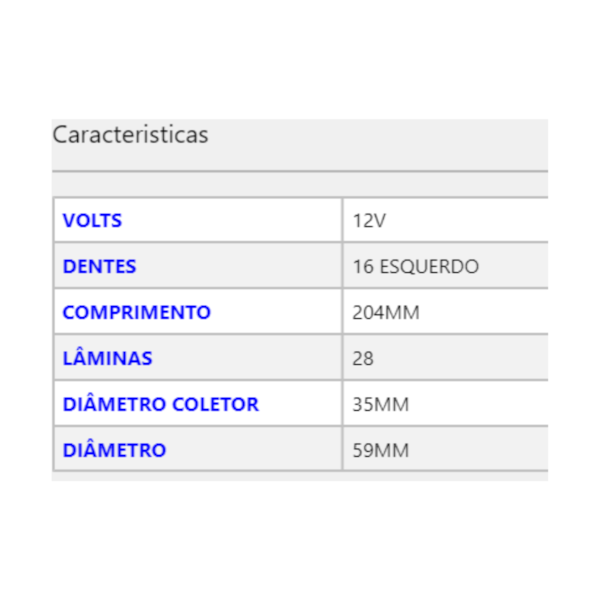 Induzido Partida Gol MI G2 G3 G4 Parati 12v 123061 - 61f465d1-de44-4689-95c6-945baf0d2c4b