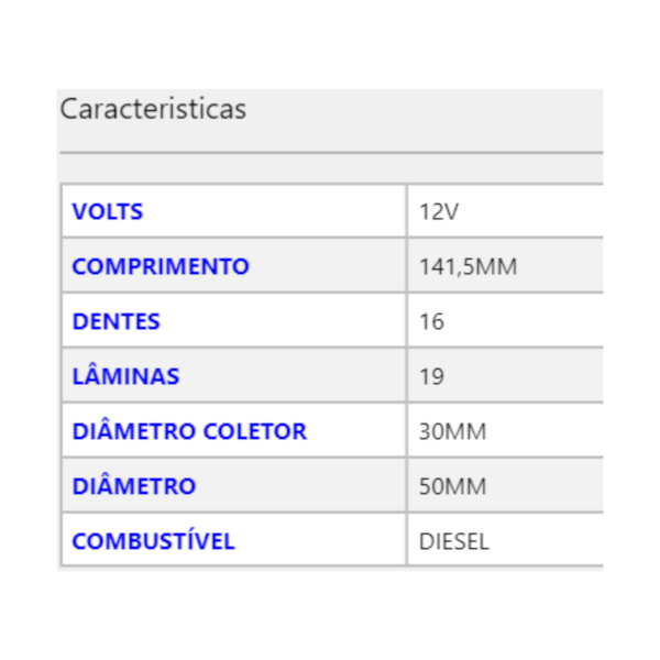 Induzido Partida HR Mercedes Sprinter 12v 123050 - f854926c-14b0-4cad-add8-afe719610be7
