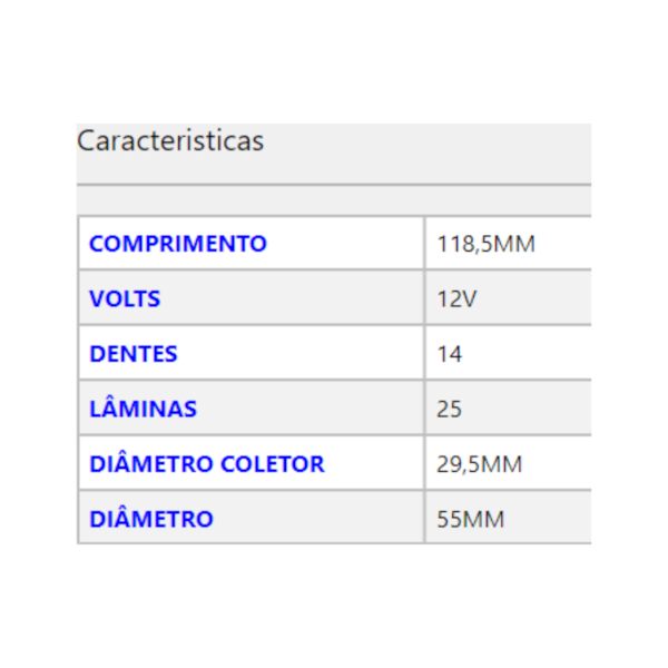 Induzido Partida Kia Bongo 123154 - 7464d928-87e7-44f0-9731-8157d2aff5a5