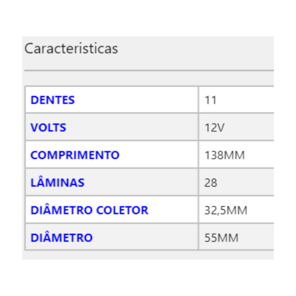 Induzido Partida Silverado Omega Suprema 2.0 3.0 4.1 123008 - 52e2b630-3be4-439f-b841-2de5a9a07404