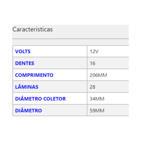 Induzido Partida VW Gol G1 G2 G3 G4 Parati 1.6 12v 123062 - 6d5f3fa1-a994-416a-8bc8-0f28d44bb788