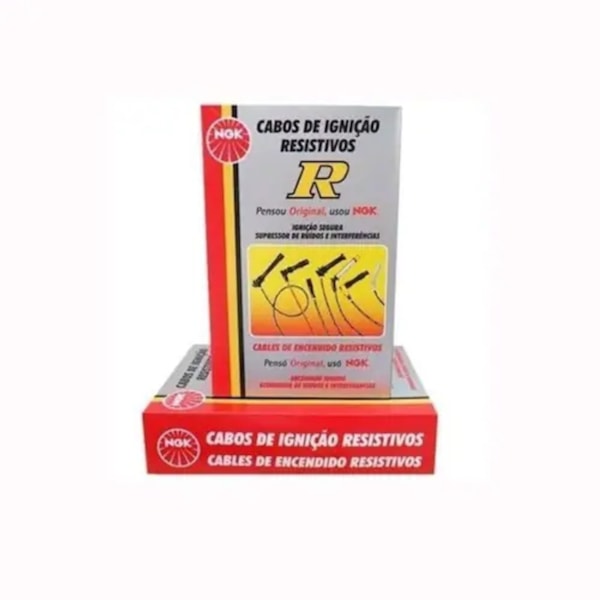 Jogo de Cabos de Vela NGK Fiorino 1.5 MPI 2000 em diante SCT62 - e397c57a-84f1-4008-9116-5ff3318db53a