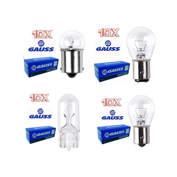 KIT 4CX C/10 Lampadas 1141, 1034, 2825 PINGÃO E 67 12V GAUSS - b1d641f0-ede4-4aed-b24f-08126b6ab4c8