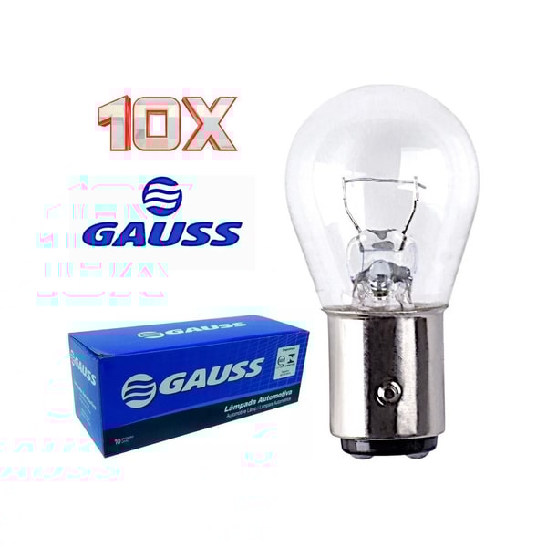 KIT 4CX C/10 Lampadas 1141, 1034, 2825 PINGÃO E 67 12V GAUSS - dd2b6290-fdd1-4943-9753-d45fcbf81337
