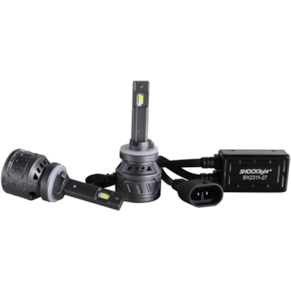 KIT ULTRALED H27 6500K 12V 55W 5500LM S17X (C/ COOLER) = ANTIGO SLL-170027